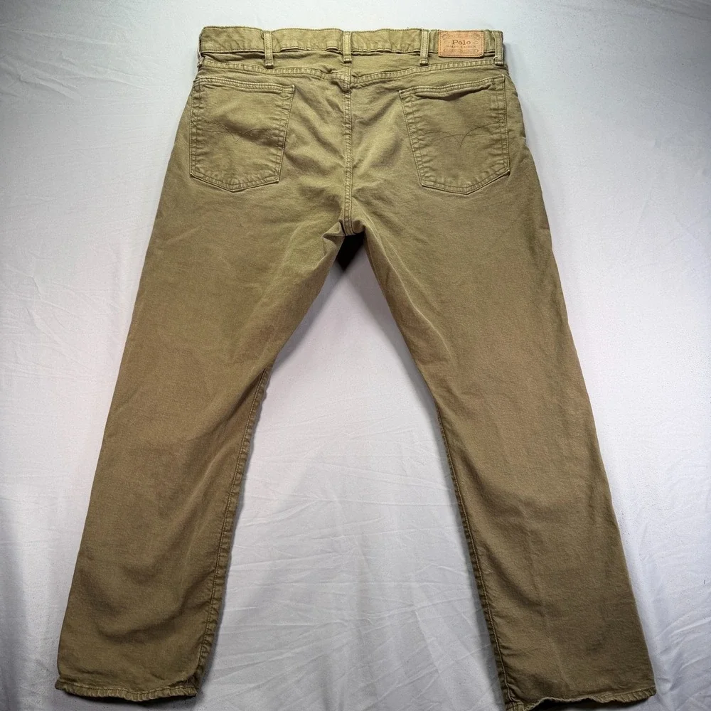 Polo Ralph Lauren Jeans Pants Mens 40x32 Greeen Classic Fit Straight Leg Preppy